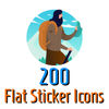 200 Flat Sticker Icons