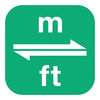 Metres to Feet | m to ft App Icon