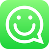 Stickers Free for WhatsApp LINE Kik Messenger WeChat Messages Mail Zoosk and Facebook Messenger - Emoji Keyboard with Pop Emojis and Emoticon icons - Animation Emoji App Icon