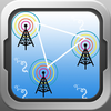 Find Tower - Locate all the cell phone GSM and LTE BTS antenna towers around you using GPS to boost reception App Icon