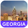 Georgia Offline Map - PLACE STARS App Icon