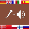 i Translator with speech recognition and speaking vocal output with 30 languages translate voice dictionary live listen and speak translations Spanish translator English Spanish translator Japanese translator Chinese English Chinese translator Arab App Icon