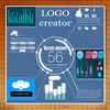 Logo and Design Creator - Make pro graphic designs logos flyers icons presentations and business cards App Icon