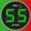 Speedometer - Speed Limit Alert Trip Cost Computer Mileage Log and GPS Tracker App Icon