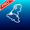 Aqua Map Netherlands and Belgium - Marine GPS Offline Nautical Charts for Fishing Boating and Sailing