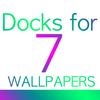 Docks for 7 Wallpapers - Dock and Status bar color wallpaper overlays