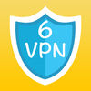 6VPN - Best VPN for iPhone and iPad Blocked Websites and Online Games Accelerator App Icon