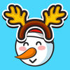 Christmas Holiday Hats Stickers App Icon