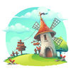 Candy Mill and Fox Fruit Slasher App Icon