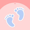 Baby Kicks Monitor - Fetal Movement and Kick Counter App Icon